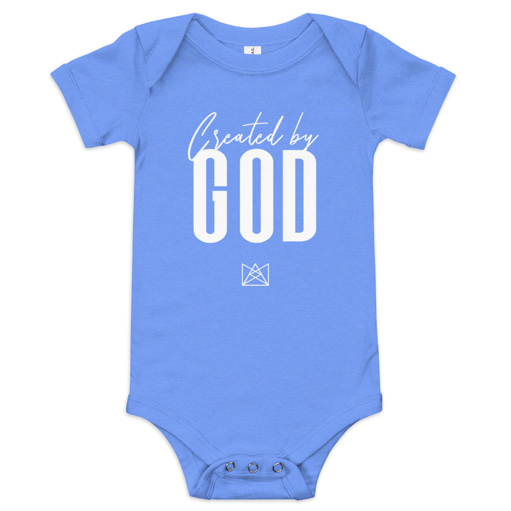 CREATED BY GOD onesie